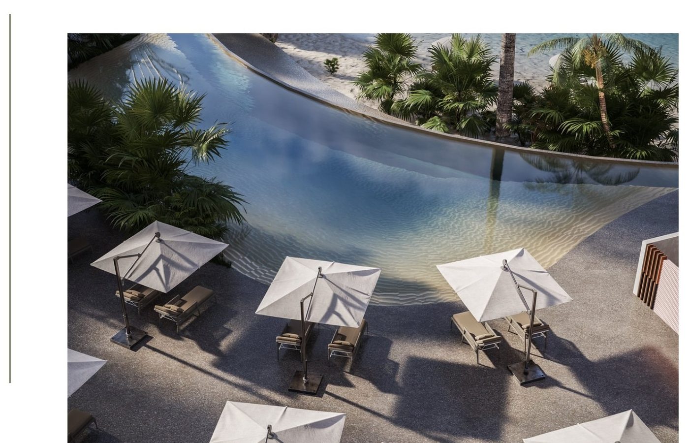 Marina Bay Dakar pool facing the sea